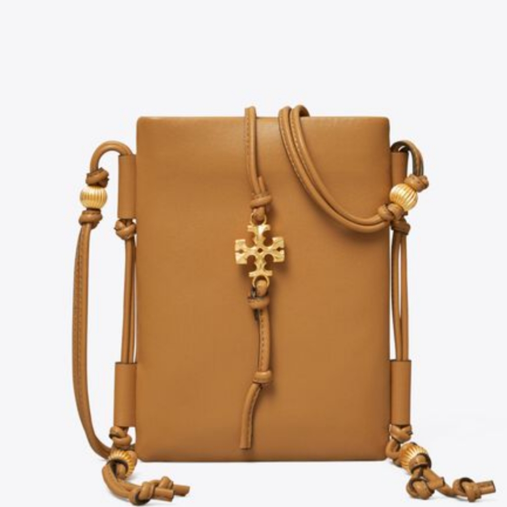 Tory Burch Tan Miller Phone Crossbody